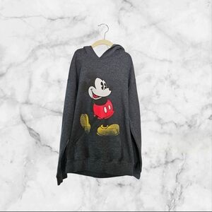 Disney Gray and Red Mickey Mouse Hoodie